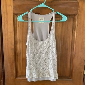 Lace tank top